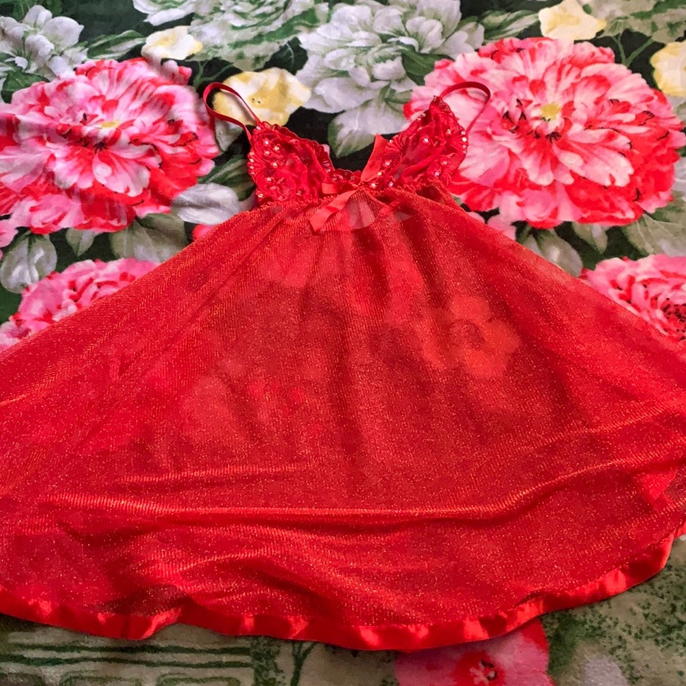 Red lingerie
